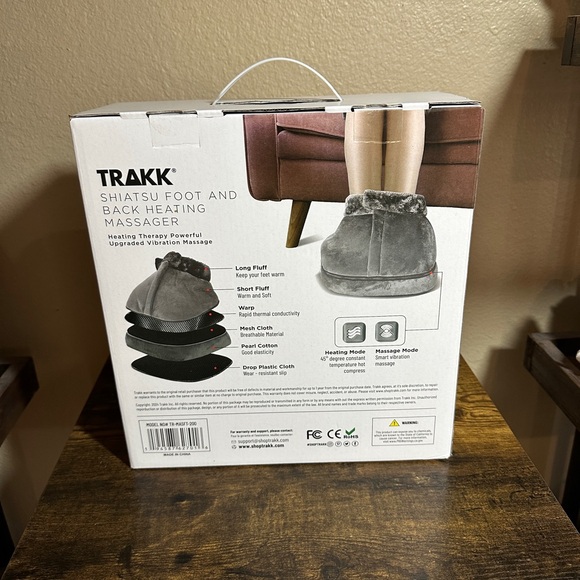 Trakk Shiatsu Foot and Back Heating Massager - Picture 2 of 13